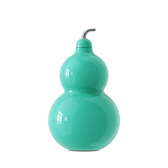 OTE Gourd-flaske i rustfritt stål, vannflaske i metall med skulderstropp, bærbar og slitesterk sportsvannflaske i gourd-stil for treningsstudio, reiser og daglig bruk, 300 ml