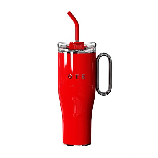 OTE1.2 L (42 oz) BPA gratis, bærbar bilkrus Tumbler, termisk krus, kaffekopper for varme og kalde drikker